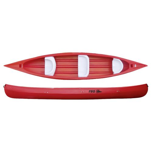 Canoa de ríos - REA - Aquarius - 4 plazas / roja / verde