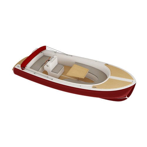Barco open electrosolar - Microwatt - GARDASOLAR SRL - fueraborda / 7 personas máx.