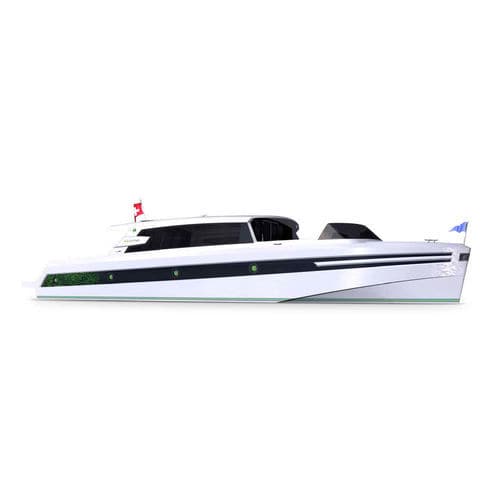 Barco cabinado intraborda - E-LEKTRA - GARDASOLAR SRL - eléctrico / bimotor / con hard-top