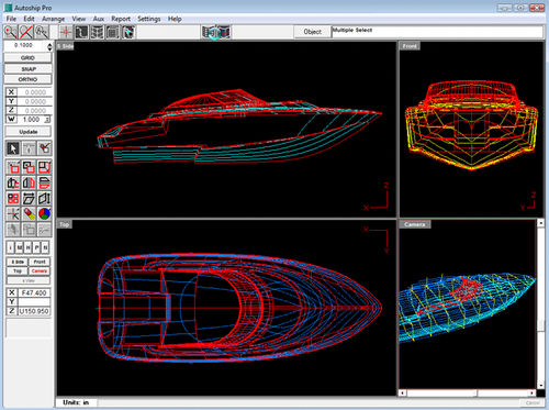 Software para el diseño del casco del barco - Autoship - Autoship, Coastdesign Norway AS - de cálculo / para barco