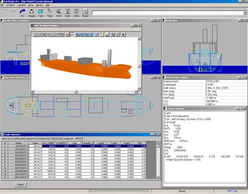 Software para el diseño del barco - Autohydro - Autoship, Coastdesign Norway AS - de cálculo / para buque
