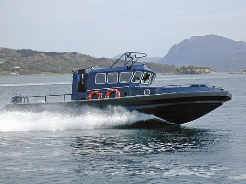 Barco profesional barco de salvamento - HB 1211 FRDC - HUKKELBERG BOATS - barco de trabajo / embarcación de servicio / gabarra de trabajo