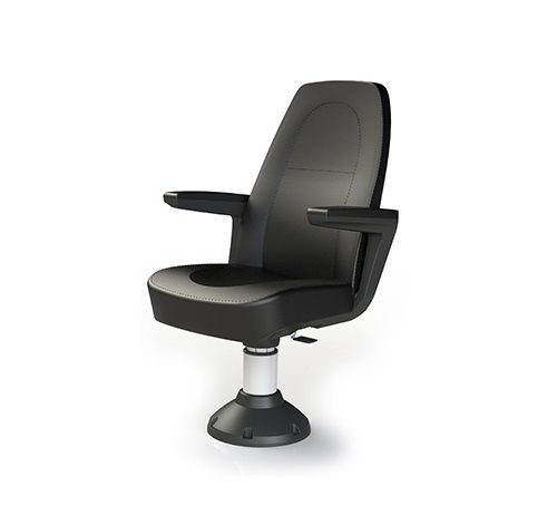 Asiento piloto - Alutech 200 Low - Alu Design & Services AS  - para barco de uso profesional / para barco offshore / para barco de trabajo