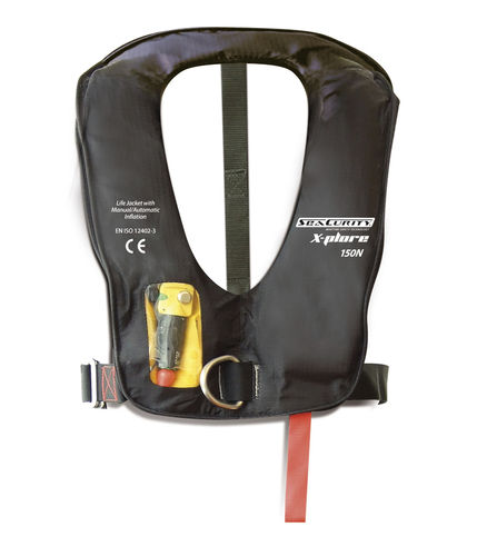 Chaleco salvavidas inflable automático - X-plore - SeaCurity GmbH - 150 N / 275 N / unisex