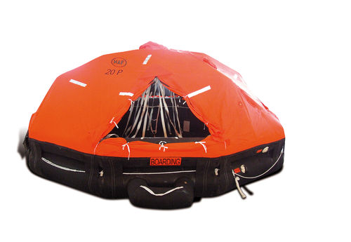 Balsa salvavidas para buque - SOLAS Rettungsinsel fierbar - SeaCurity GmbH - de altura / SOLAS / MED