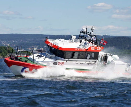 Barco profesional barco de salvamento - 14 M FAST - Swede Ship Marine AB - de composite / de PRFV