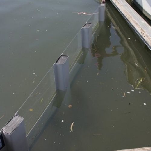 Barrera de contención - ECO BLUE - Vira Soluzioni - flotador rígido / para aguas tranquilas