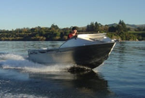 Runabout fueraborda - 440 ANGLER DORY - Marco Boats - con doble consola / de pesca deportiva