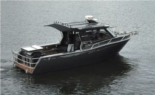 Cabin-cruiser intraborda - 880 HARDTOP  - Marco Boats - con hard-top / de pesca deportiva