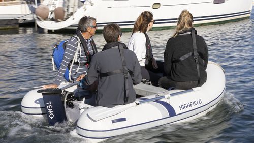 Embarcación neumática fueraborda - Roll Up 200 - HIGHFIELD BOATS - plegable / open / de aluminio