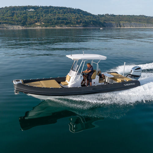 Embarcación neumática fueraborda - SP 800 - HIGHFIELD BOATS - open / con consola central / de deporte