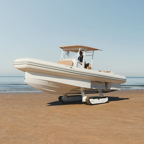 Embarcación neumática fueraborda - X100 White Edition - Iguana Yachts - bimotor / RIB / con consola central