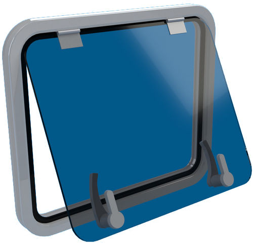 Ventana para yate - Slim - Bofor Marine Products  - abrible / rectangular / de vidrio