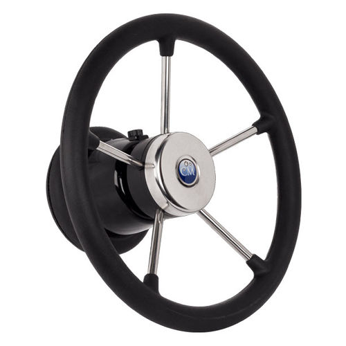 Volante para barco de motor de acero inoxidable TRIVERE Craftsman Marine B.V. Volante para barco de motor de acero inoxidable TRIVERE Craftsman Marine B.V.