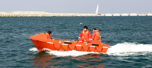 Barco profesional barco de salvamento - HDR420 / HDR475 / HDR570 - Hyundai Lifeboats Co., Ltd.  - fueraborda
