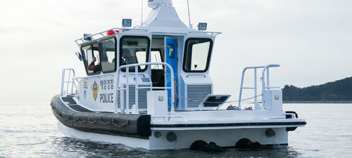 Barco profesional barco de vigilancia - Hyundai Lifeboats Co., Ltd.  - hidrojet intraborda / de aluminio