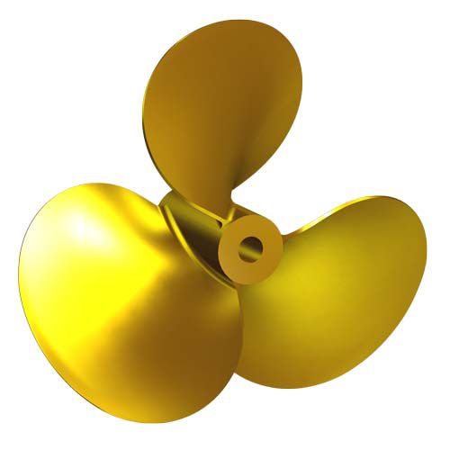 Hélice para barco - D11 - Italian Propellers S.r.l.  - de paso fijo / eje de hélice / 3 palas