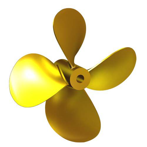 Hélice para barco - P8 - Italian Propellers S.r.l.  - de paso fijo / eje de hélice / 4 palas