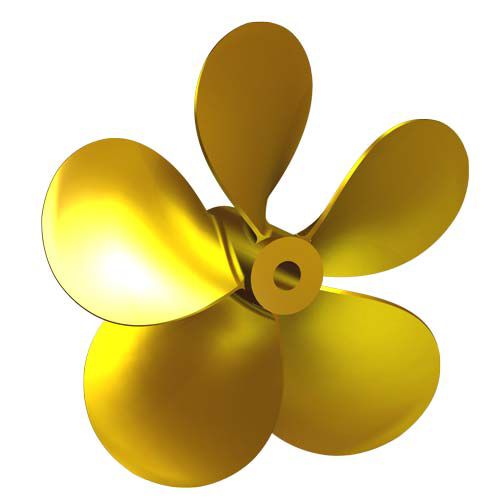 Hélice para barco - MC13 - Italian Propellers S.r.l.  - de paso fijo / eje de hélice / 5 palas