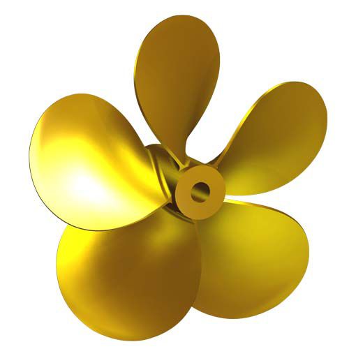 Hélice para barco - MC14 - Italian Propellers S.r.l.  - de paso fijo / eje de hélice / 5 palas