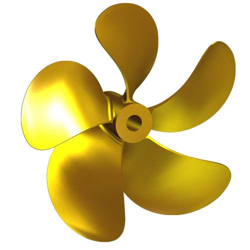 Hélice para barco - SFM10 - Italian Propellers S.r.l.  - de paso fijo / eje de hélice / 5 palas