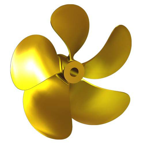 Hélice para barco - SFM12 - Italian Propellers S.r.l.  - de paso fijo / eje de hélice / 5 palas