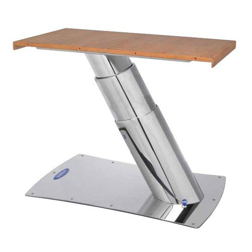 Pie de mesa telescópico - WINDWARD - Metalstyle Srl - eléctrico / de acero inoxidable