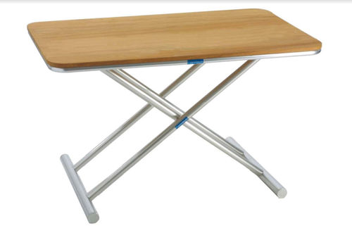 Mesa auxiliar para barco - NAUSICA TEAK - Metalstyle Srl - ajustable / de teca