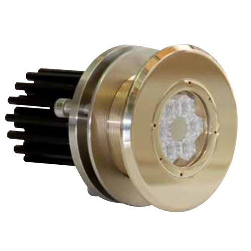 Iluminación subacuática para barco - PLAQUE MF680 - Metalstyle Srl - LED / pasacascos / de bronce