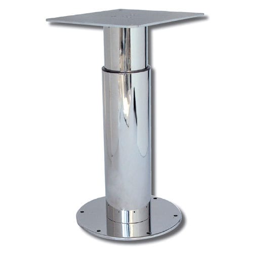 Pie de mesa eléctrico - COD BTE I - Metalstyle Srl - telescópico / de aluminio / de acero inoxidable