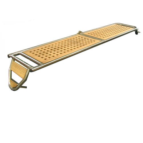 Pasarela para velero - BAVARIA - Metalstyle Srl - plegable / manual / de acero inoxidable