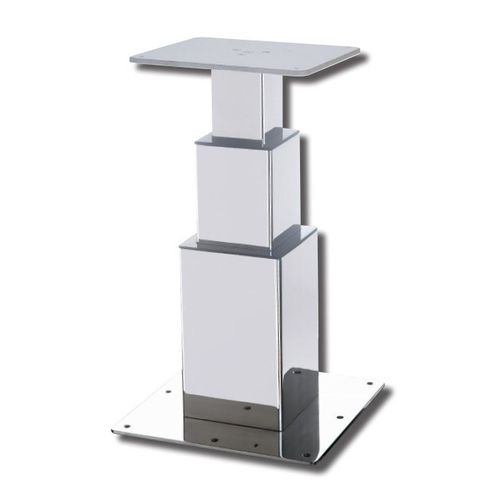 Pie de mesa eléctrico - TOWER - Metalstyle Srl - telescópico / de acero inoxidable