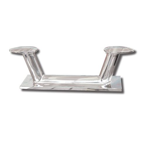 Bita de amarre para barco - ZEFIRO - Metalstyle Srl - para pantalán / doble / de acero inoxidable