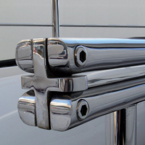 Pasamano para barco - VERSIONE OVALE - Metalstyle Srl - de acero inoxidable pulido