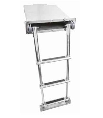 Escalera para barco - 01.0747 - TR INOX - abatible / telescópica / de baño