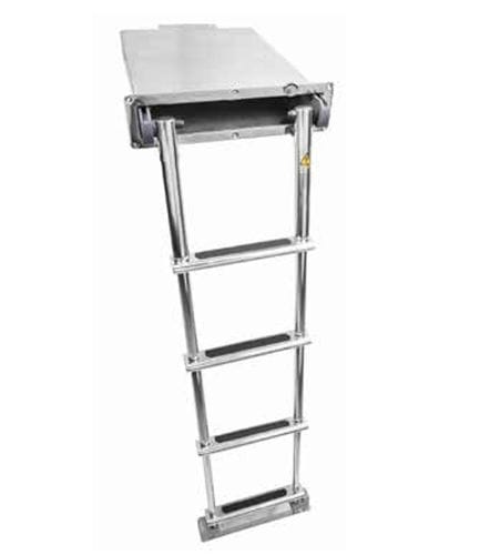 Escalera para barco - 01.0748 - TR INOX - abatible / telescópica / de baño