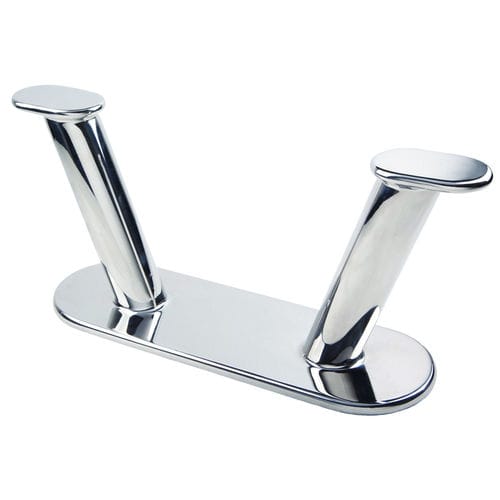 Bita de amarre para pantalán - 01.037 series - TR INOX - para barco / doble / de acero inoxidable pulido