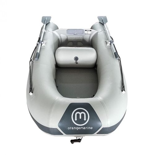 Embarcación neumática fueraborda - Orange Marine - plegable / 5 personas máx. / con suelo hinchable