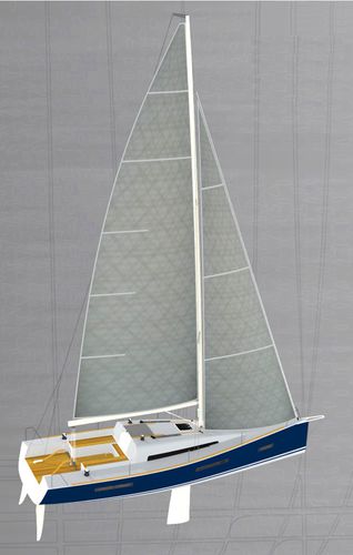 Velero de regata y crucero - ROSSO 35  - CHANTIER DES ILEAUX