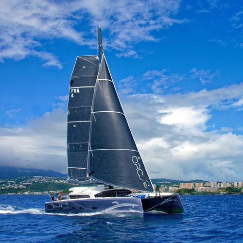 Yate de vela catamarán - ORC50  - MARSAUDON COMPOSITES - PATTON  - de crucero / con 2 camarotes / con popa abierta
