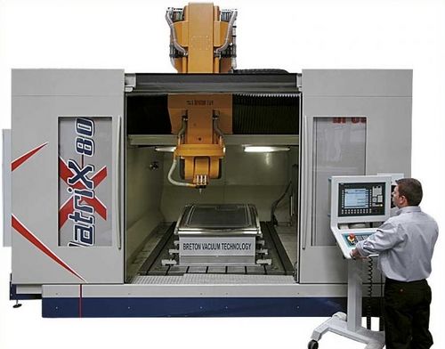 Centro de mecanizado CNC - MATRIX 800 - Breton - 5 ejes / vertical / para compuestos