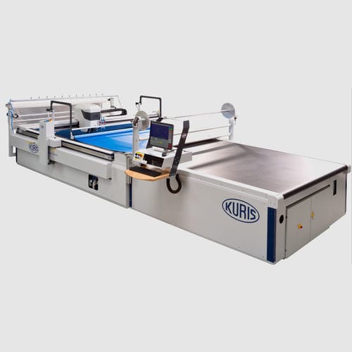 Mesa de corte CNC - TEXCUT 25 - Kuris Spezialmaschinen - para telas multicapas / para astillero naval