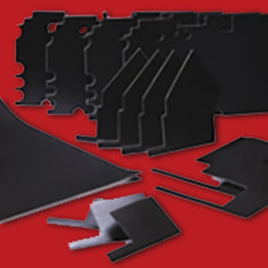 Panel antivibración - POLYDAMP&reg; Extensiona - Polymer Technologies - de caucho