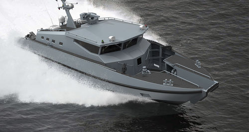 Barco profesional intraborda - 80 SAT - ARES Shipyard - de aluminio