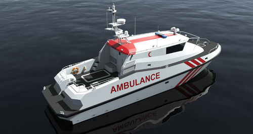 Barco profesional barco ambulancia - 58 - ARES Shipyard - hidrojet intraborda / de composite / de aluminio