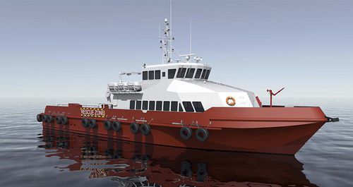 Buque de salvamento (SAR) de aluminio - 34 CB - ARES Shipyard