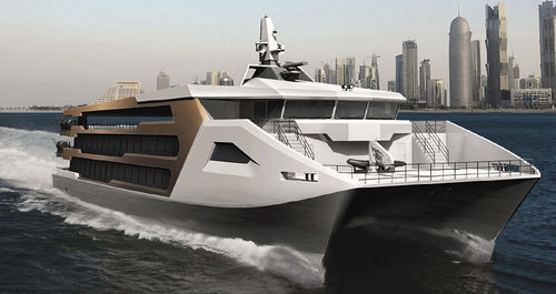 Ferri de pasajeros catamarán - 200 CF - ARES Shipyard - de acero / costero