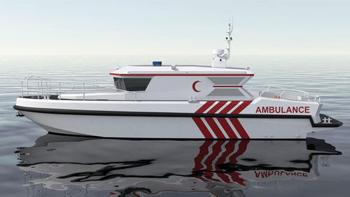 Barco profesional barco ambulancia - 44 - ARES Shipyard - intraborda / de aluminio