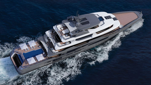 Megayate de crucero - GYC 72 SCREEN - ARES Shipyard - raised pilothouse / de composite / de aluminio