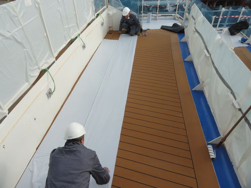Lona de protección para astillero naval - MARICOVER / PROTEC MARINE - Marinoni spa